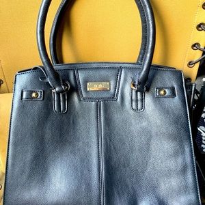 Black BCBG Leather Bag.